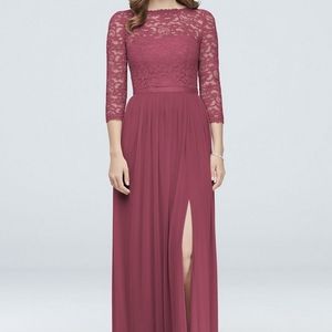 NEW David's Bridal Bridesmaid Long Gown